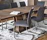 Bauhaus-like Tubular steel dining chairs from Denmark