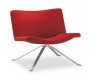 The 901 living room chair shown in red