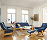 Stressless Windsor 2-seater reclining sofa, 3-seater reclining sofa and Chelsea recliner chair