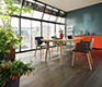 Ultra high-end luxury solid hardwood and leather dining table