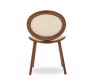 The 004 Wood dining chair from the reverse