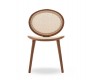The 004 Wood dining chair from the front