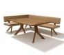 YPS solid wood dining table