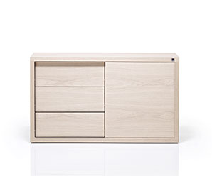 Clever compact media cabinet
