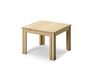 Black wenge wood lamp table