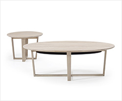 Contemporary light oak coffee table
