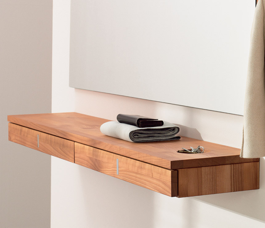 Beech hallway console