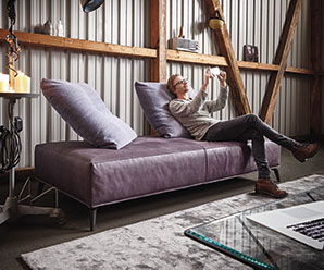 Cleverly casual sofas from central Europe