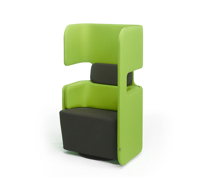 Green breakout chair Pod