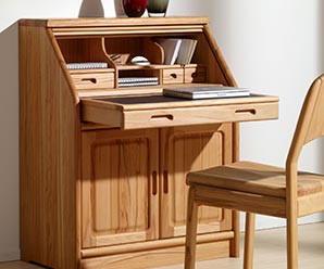 Dyrlund CD 1952V Danish teak home office bureau