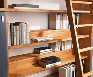 Cubus cherry bookcase