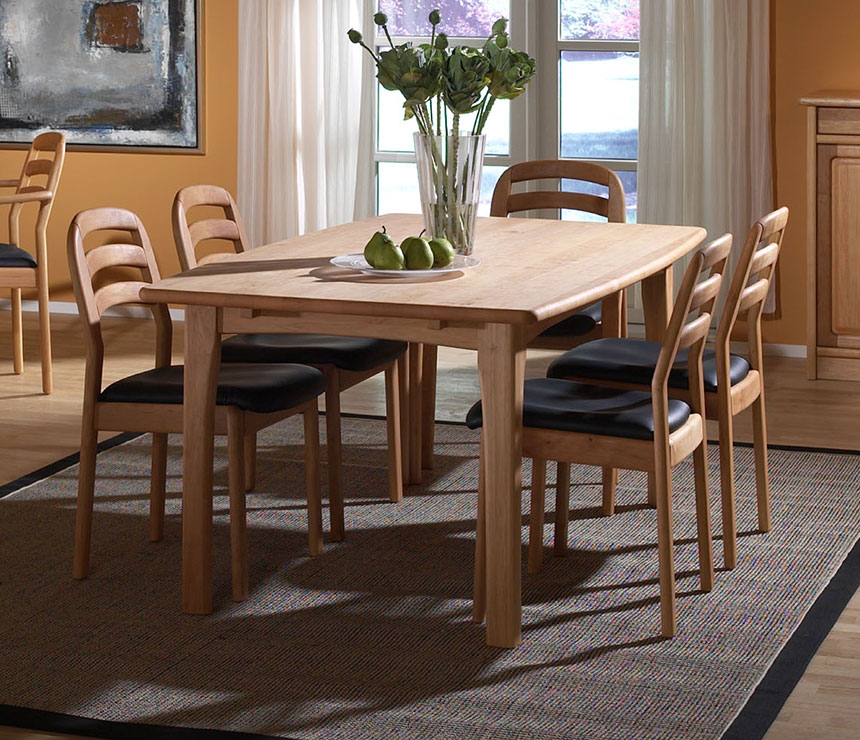 Danish solid wood dining table