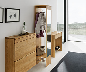 Beech hallway furniture