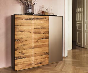 Beautiful highboard made with Venetian Oak