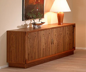 Traditional Danish cherry sideboard