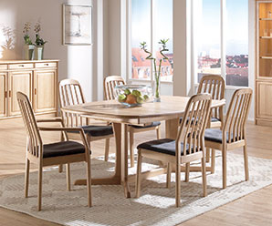 Fine solid wood table from Denmark