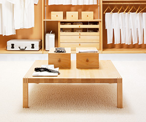 Loft maple square coffee tables
