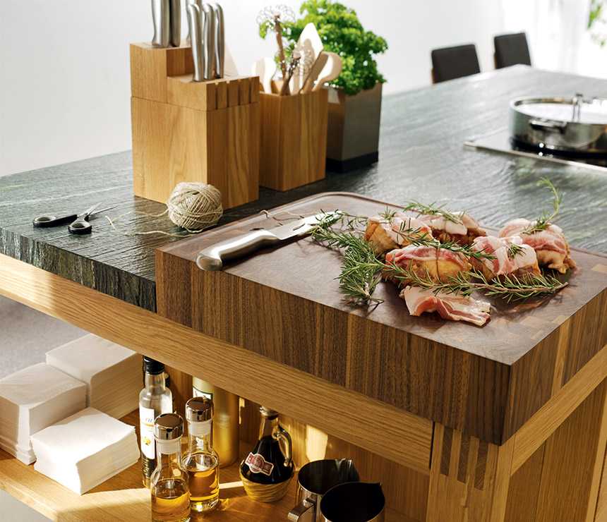 Loft solid hardwood cutting block