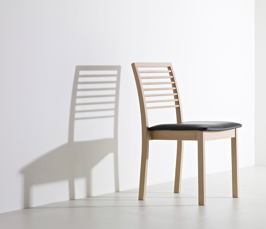Low-back dining chair from Denmark