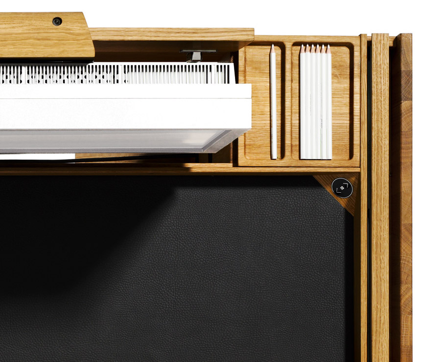Luxury high-end computer secretaire