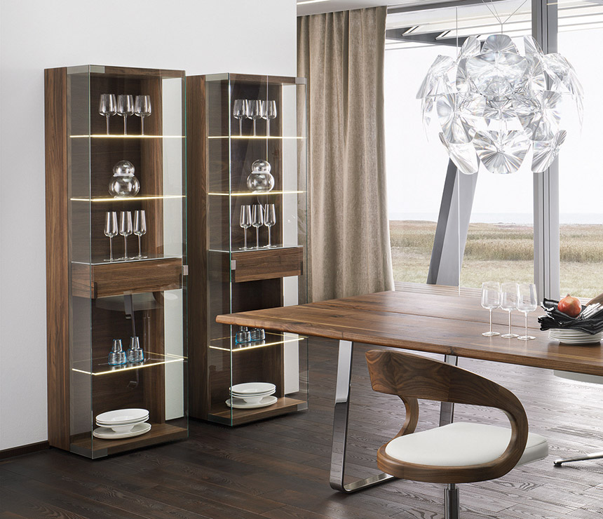 Luxury high-end glass cabinets