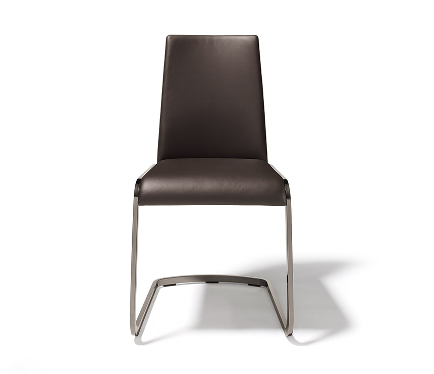 High-end luxury leather dining chair