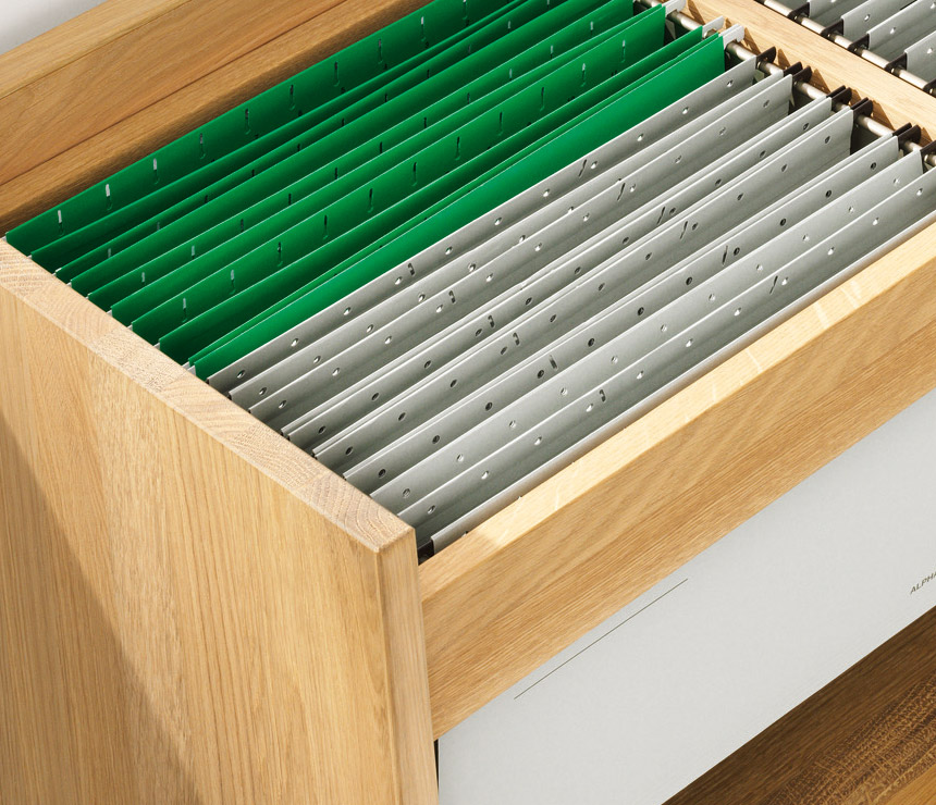Luxury high-end office filing cabinet sideboard