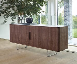 Lux walnut sideboard