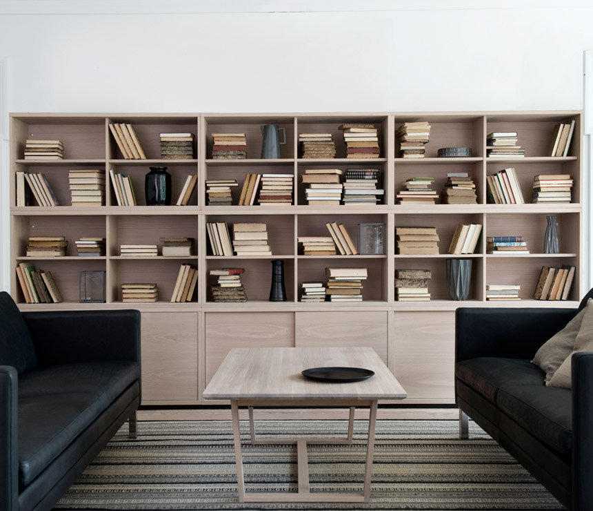 Danish modular wall unit and bookcase