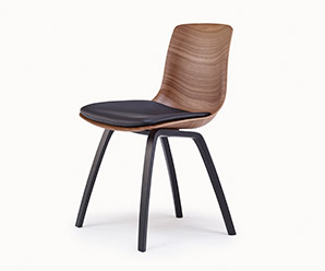 Engineered wood dining chair from Denmark
