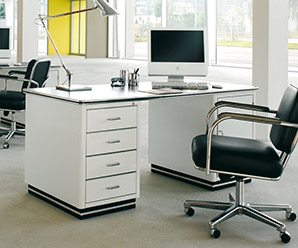 Retro designer office desks