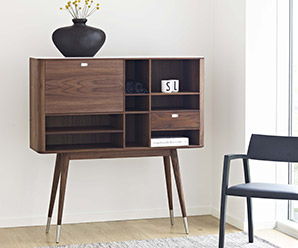 Solid Wood Corian Dining Cabinets