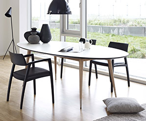 Beautiful oval retro table