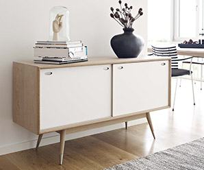 Compact retro sideboard