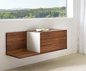 Riletto Walnut Bedroom Cabinets