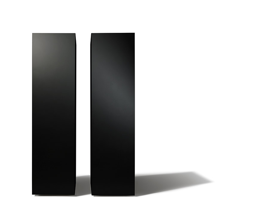 Smoked-glass display cabinet
