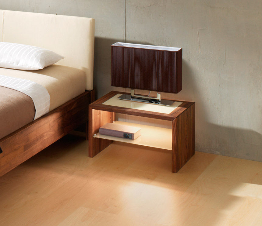 Solid hardwood bedside cabinets