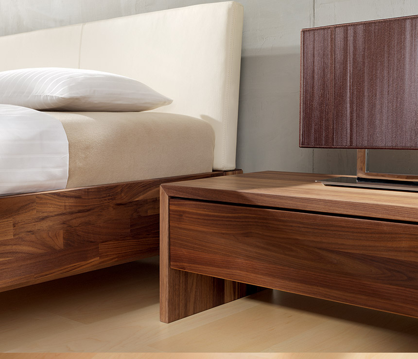 High-end solid hardwood bedside cabinets
