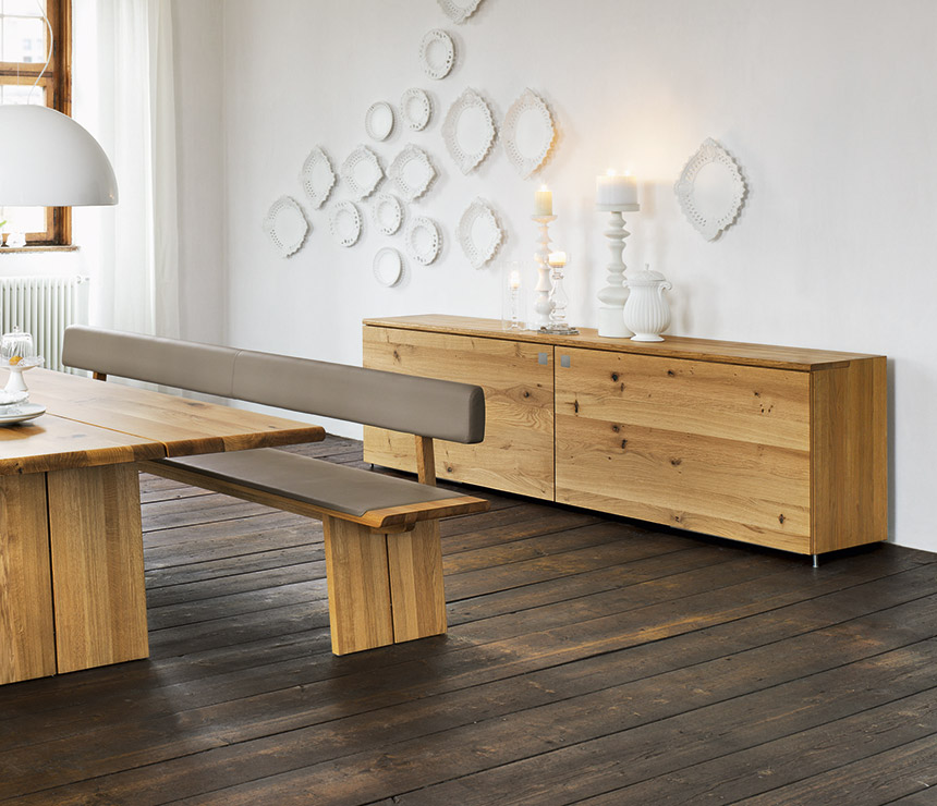 European high-end solid wood sideboard