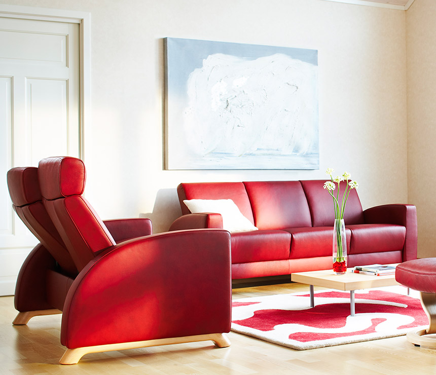 Stressless Arion 2-seater and 3-seater reclining sofas