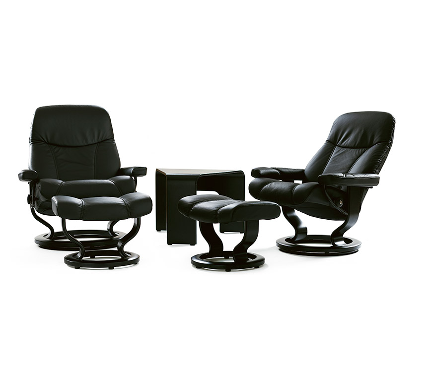 Stressless Consul recliner chairs