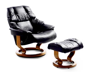 Scandinavian recliner chair