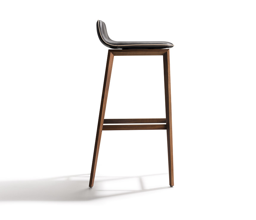 Side view of the Team7 Ark bar stool