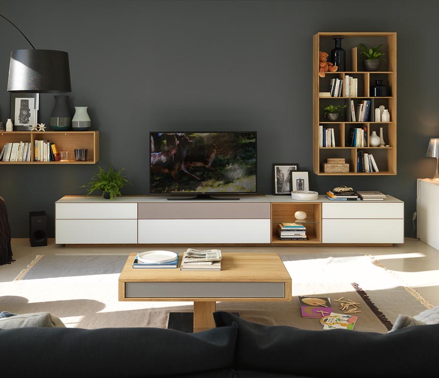 High-end Team7 Cubus media unit cabinets