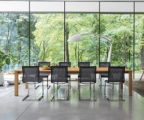 Magnum extending maple dining table