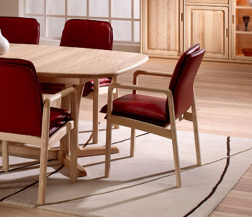 Traditional low-back Danish dining chair