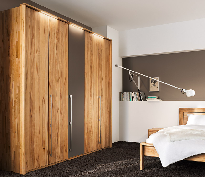 Traditional Luxury solid wood and glass wardrobes