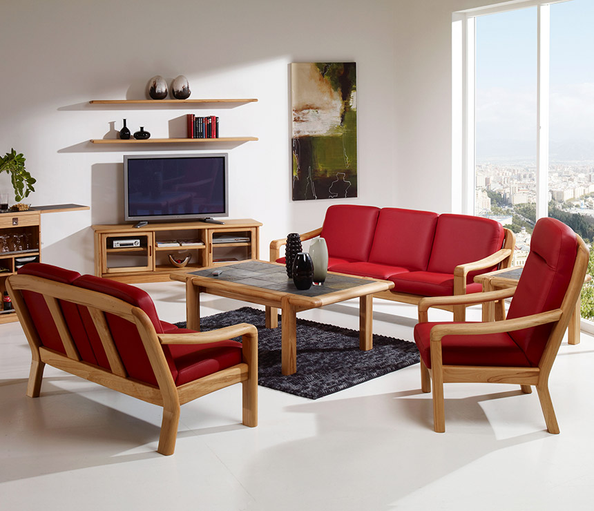 Traditional solid wood sofa set from Denmark