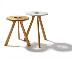 Beautifully designed stool-shaped coffee table