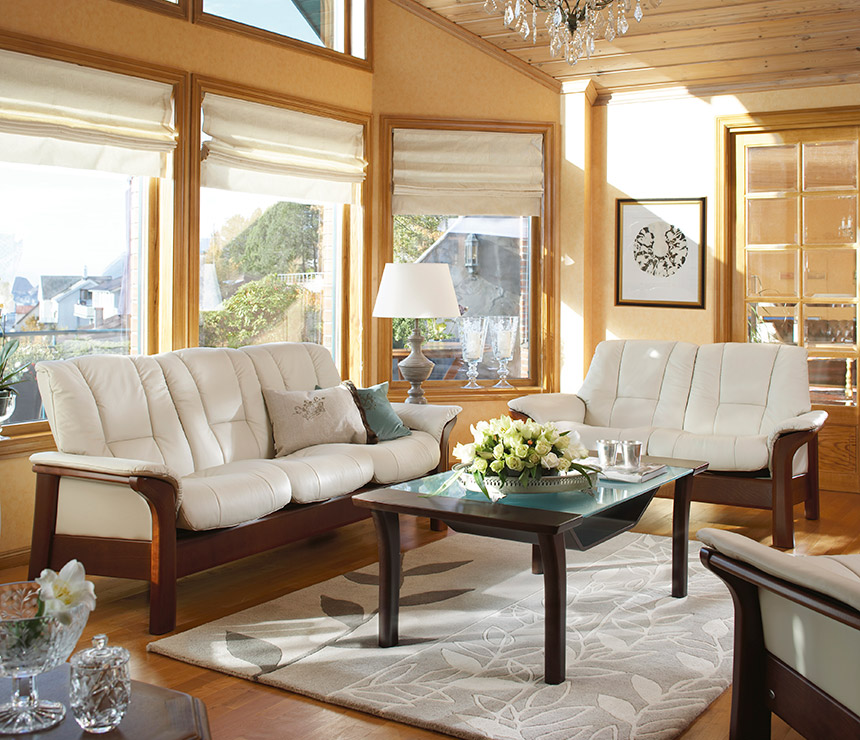 Stressless Windsor 2 and 3 seater recliner sofas